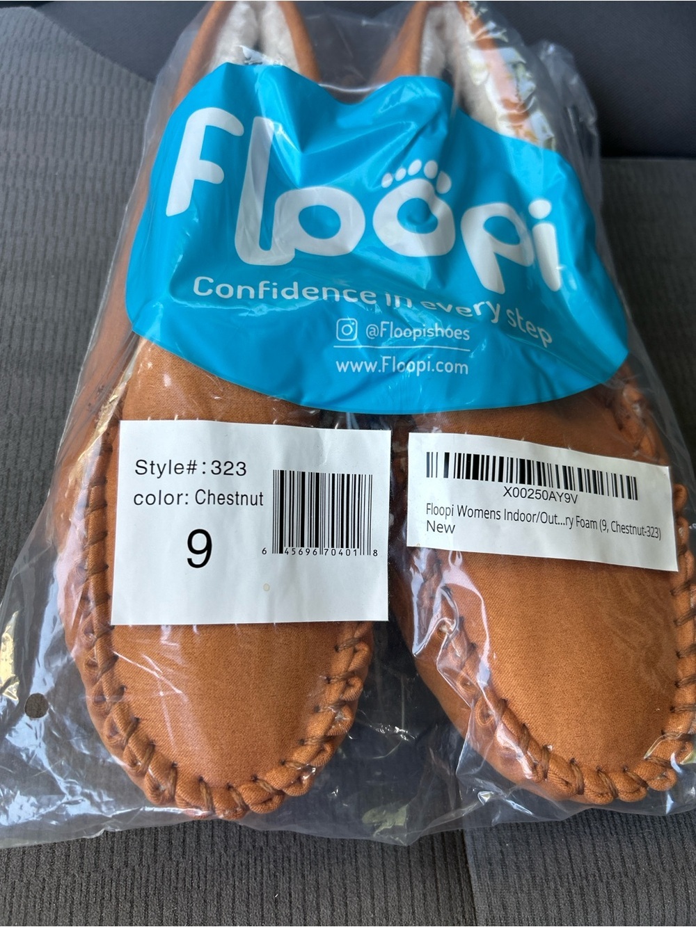 Womens Lilly Moccasins Faux Suede Slippers 9 - Picture 6 of 6